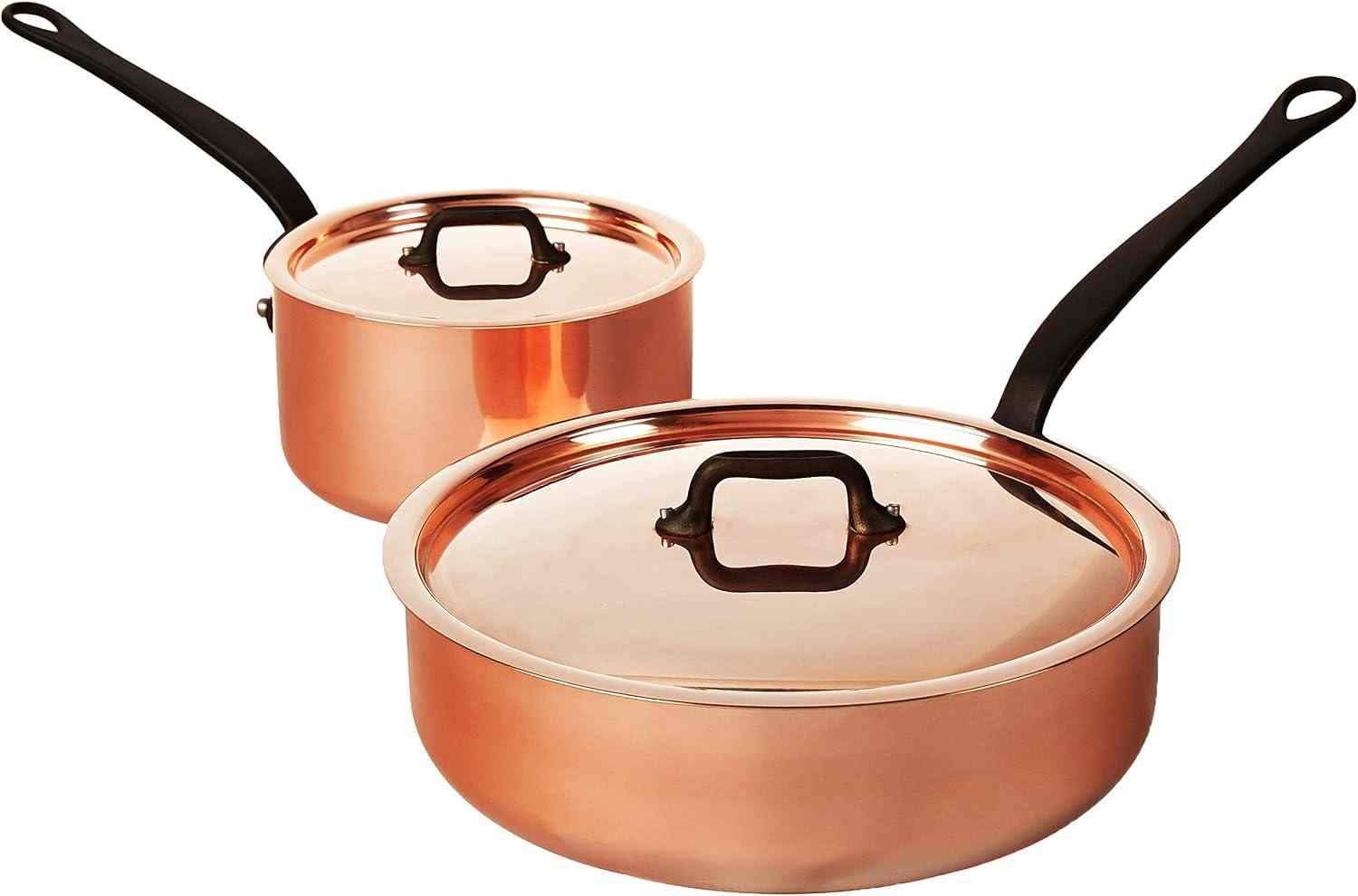 تصویر 4 از قابلمه مسی فرانسوی با انتقال حرارت عالی و دوام بالا